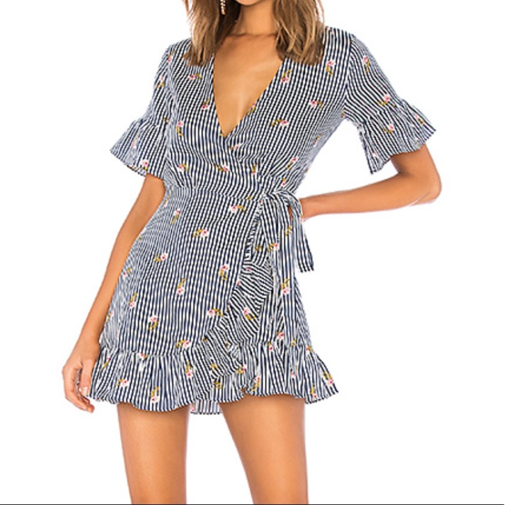 Revolve Privacy Please May Mini Dress in Navy